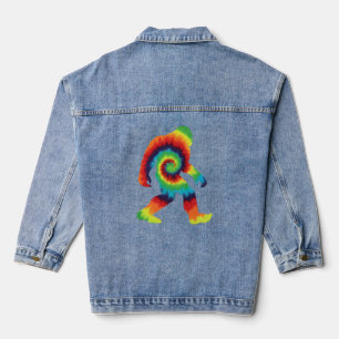 Tie Dye Bigfoot Denim Jacket