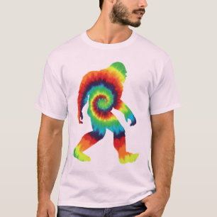 Tie Dye Bigfoot  T-Shirt