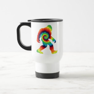 Tie Dye Bigfoot       Travel Mug