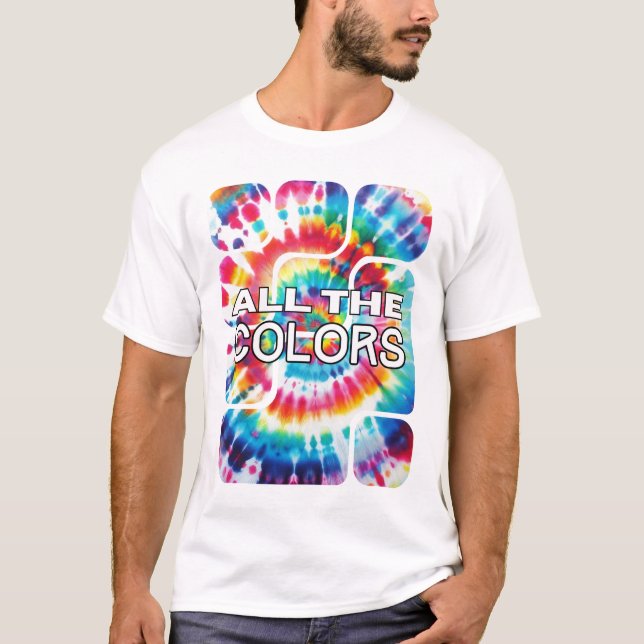 Tie-Dye Blast of Colour T-Shirt (Front)