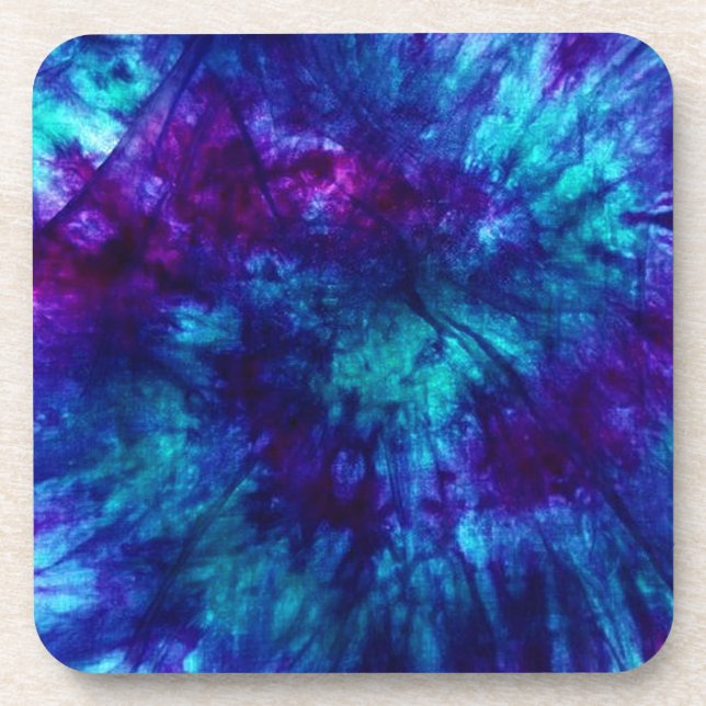 Tie Dye/Blue and Green Coaster (Front)