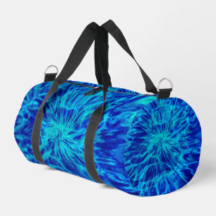TIE DYE BLUE   DUFFLE BAG