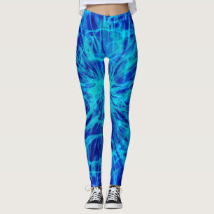 TIE DYE BLUE   LEGGINGS