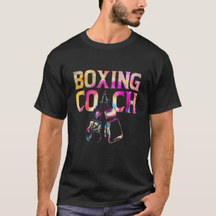 Tie Dye Boxing Coach Gloves Boxer Fighter Kickboxe T-Shirt