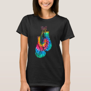Tie Dye Boxing Gloves Boxer Fighting Men Women Bo T-Shirt