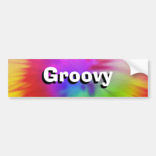 Tie Dye Bumper Sticker
