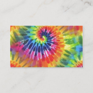 Tie Dye Business Card