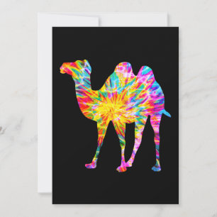 TIE DYE CAMEL INVITATION