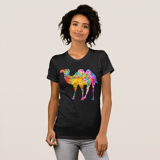 TIE DYE CAMEL T-Shirt (Front Full)