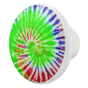 Tie-Dye Ceramic Knob
