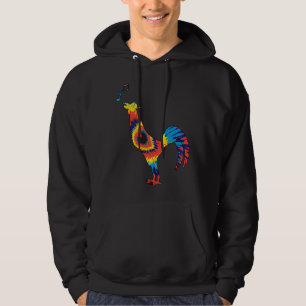 tie dye Chicken song Hoodie