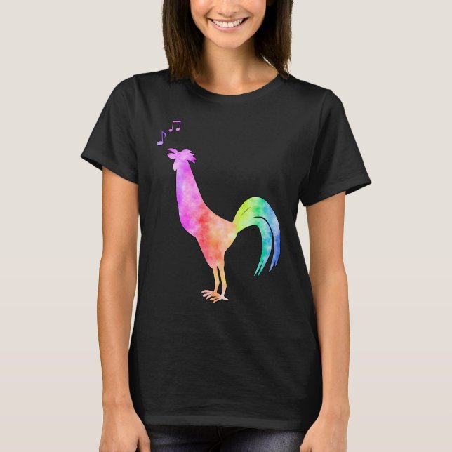 tie dye Chicken   T-Shirt (Front)