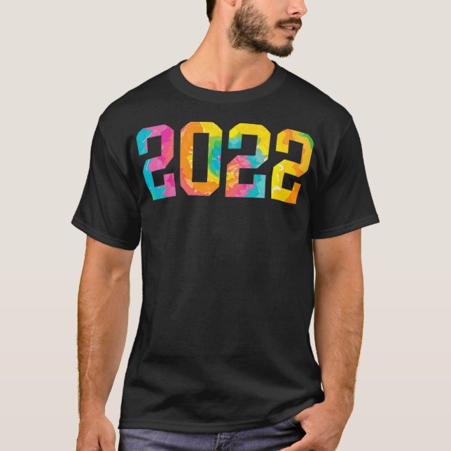 Tie Dye Class of 2022 Senior Pullover  (Front)