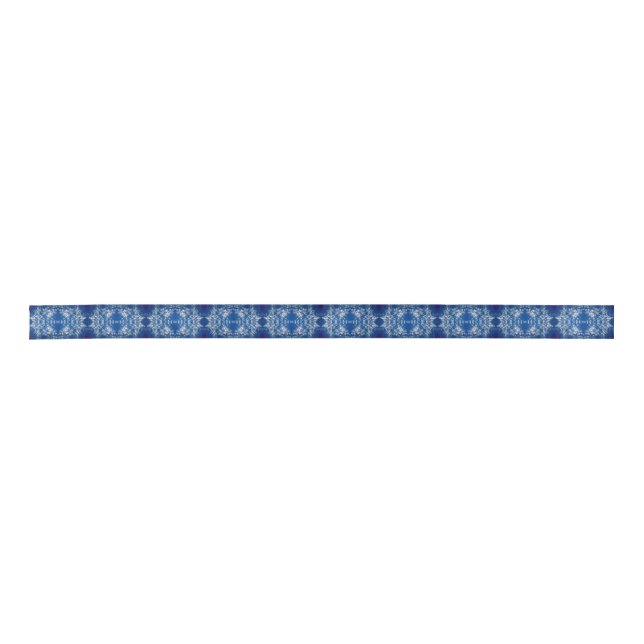 Tie-Dye Clouds Satin Ribbon (Front)