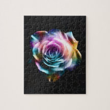 Tie Dye Colourful Rose