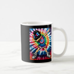 Tie Dye Cute Dabbing Cheerleader Dance Cheerleadin Coffee Mug