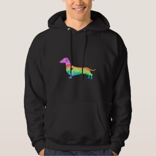 Tie Dye Dachshund Hoodie