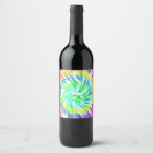 Tie Dye Design Custom Label