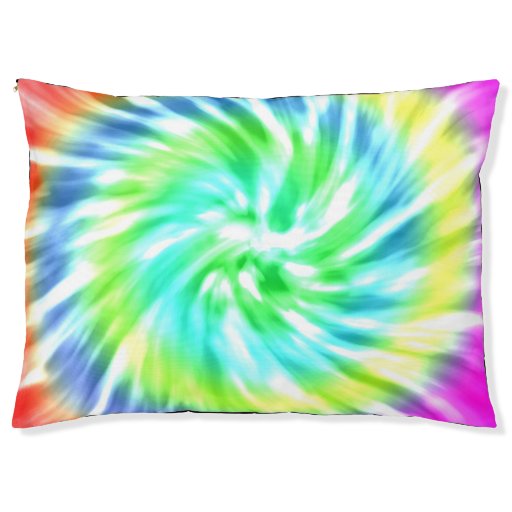 Image of Tie Dye Design Dog Bed