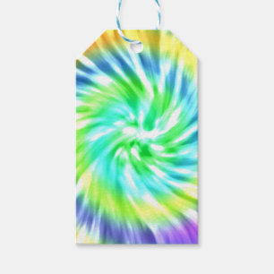 Tie Dye Design Gift Tags