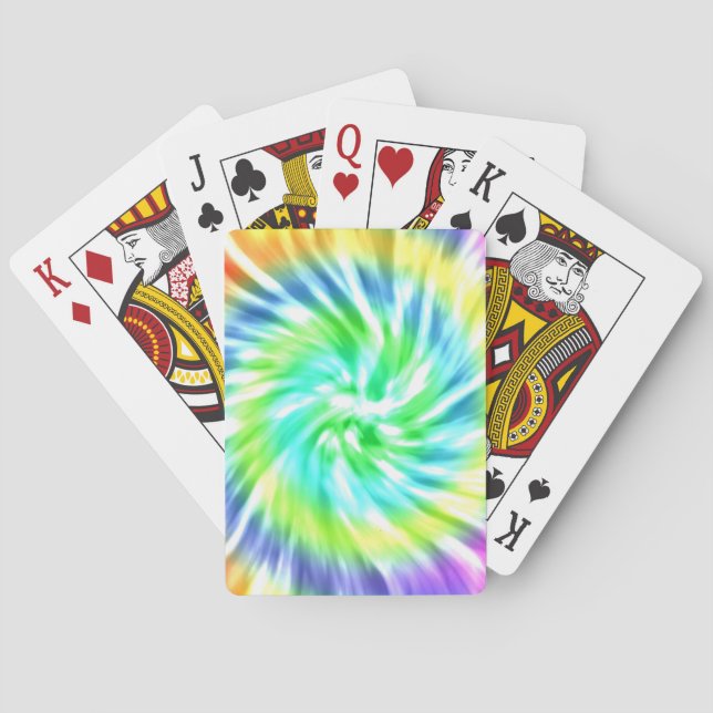 Tie Dye Design Playing Cards (Back)