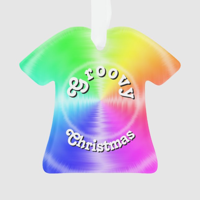 Tie-dye design - T-Shirt Ornament (Front)