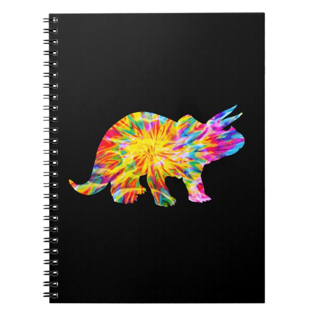 TIE DYE DINOSAUR NOTEBOOK (Front)