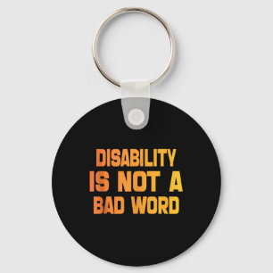Tie Dye Disability Vintage Disability Is Not A Bad Key Ring