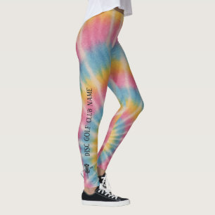 Tie Dye Disc Golf Activewear Leggings