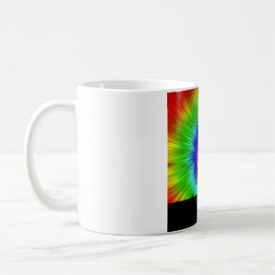 Tie Dye Disc Golf Basket Coffee Mug