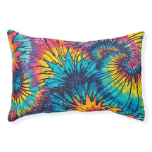 Tie Dye Dog Bed