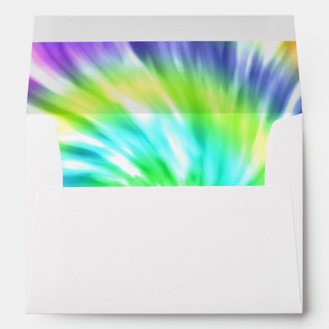 Tie Dye Envelope  (Back (Bottom))