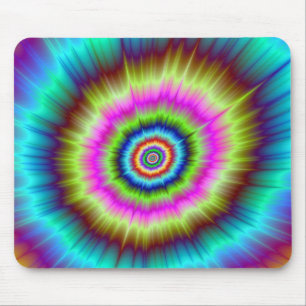 Tie Dye Explosion Mouse Mat