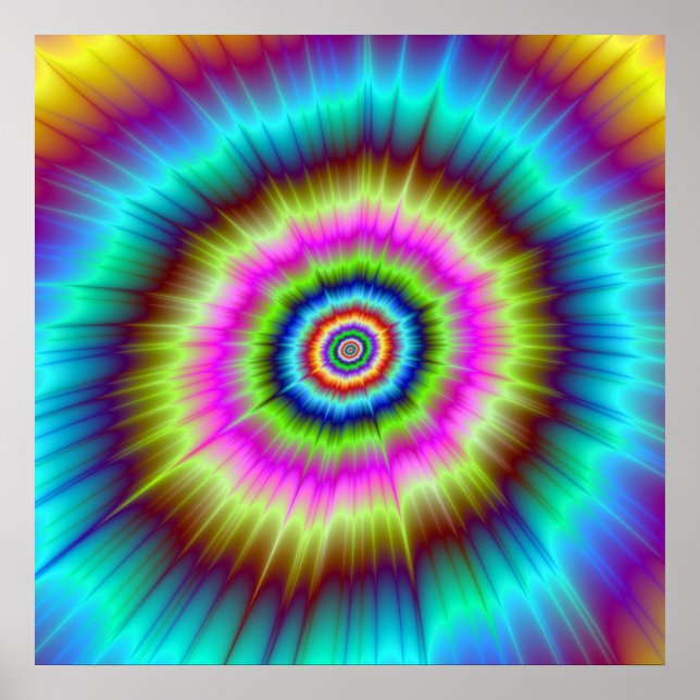 Tie Dye Explosion Poster (Front)