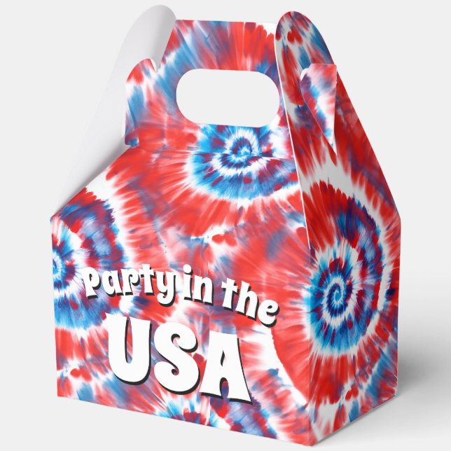 Tie-Dye Favour Box (Front)