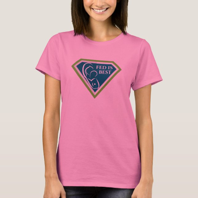 Tie Dye #FedIsBest T-Shirt (Front)