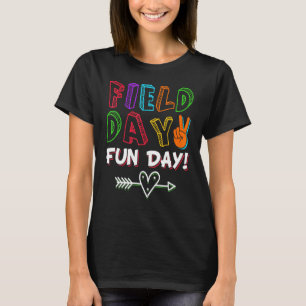 Tie Dye Field Day Vibes Last Day Of School Field D T-Shirt