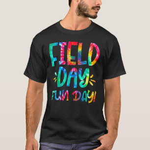 Tie Dye Field Day Vibes Last Day Of School Field D T-Shirt