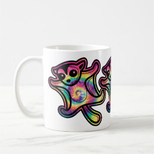 Tie Dye Flying Sugar Glider Coffee Mug