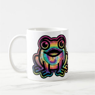 Tie Dye Frog Coffee Mug