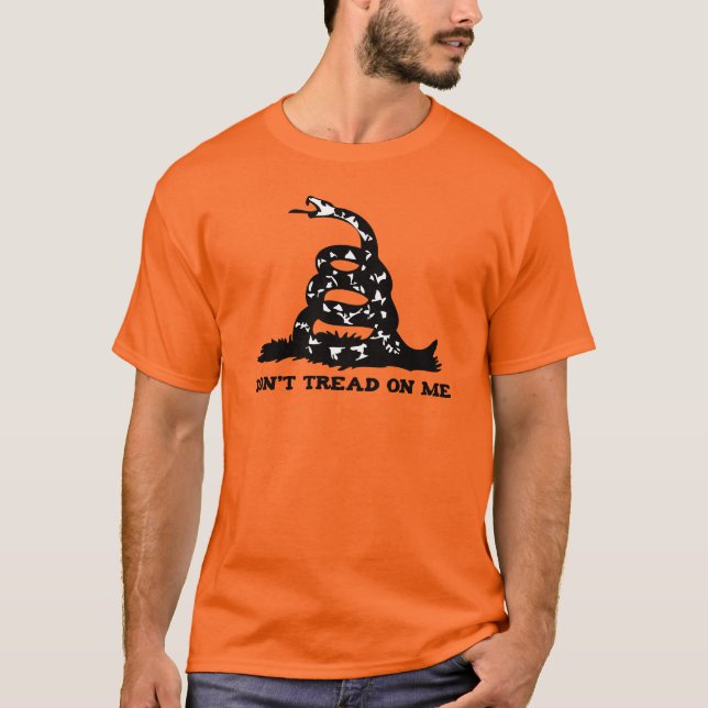 Tie Dye Gadsden Flag T-shirt (Front)