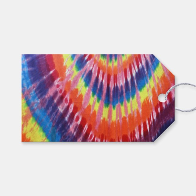 TIE DYE Gift Tag (Front (Horizontal))