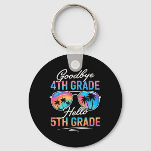 Tie Dye Goodbye 4th Grade Hello 5th Grade Summer S Key Ring