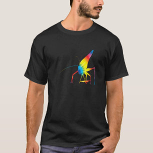 Tie Dye Grasshopper Rainbow Print Katydid Hippie P T-Shirt