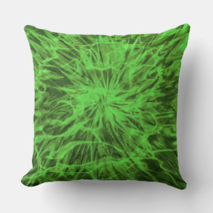 TIE DYE GREEN CUSHION