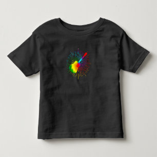 Tie Dye Guitar Music Design Colorful Guitarist Toddler T-Shirt