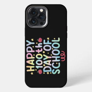 Tie Dye Happy 100th Day Of School Teacher Student iPhone 13 Pro Max Case