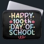 Tie Dye Happy 100th Day Of School Teacher Student  Laptop Sleeve<br><div class="desc">Tie Dye Happy 100th Day Of School Teacher Student 100 Days T-Shirt</div>