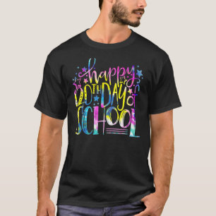 Tie Dye Happy 120th Day Of School Teacher Student T-Shirt