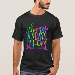 Tie Dye Happy 120th Day Of School Teacher Student T-Shirt